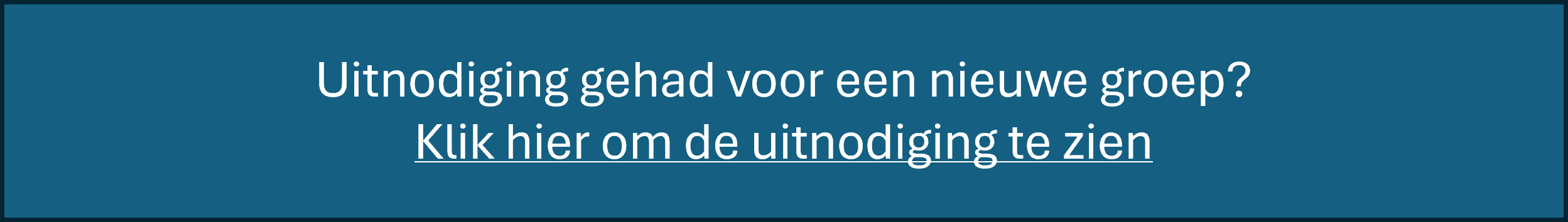 Uitnodiging