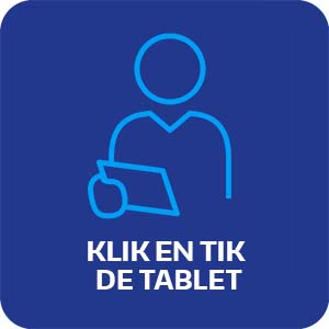 klik en tik de tablet